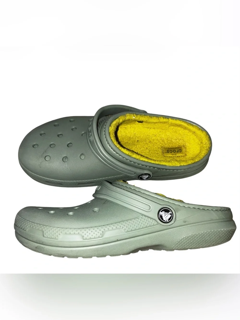 Crocs Kids Classic Lined Clog - Bundle SZ 5 Multi Blue & Green
